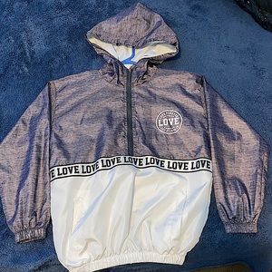 Windbreaker from pink